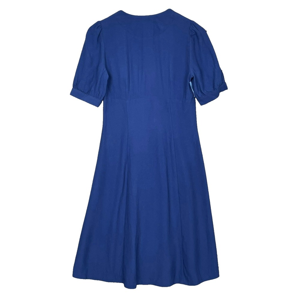 Staud Nautical Colorblock Button Up Dress Womens XS Sailing Retro Mod Maximalist - Picture 4 of 8